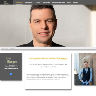 Homepage von Joeri Burger